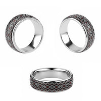 Aotearoa Brown Taniko Pattern Special Classic Ring - Polynesian Pride