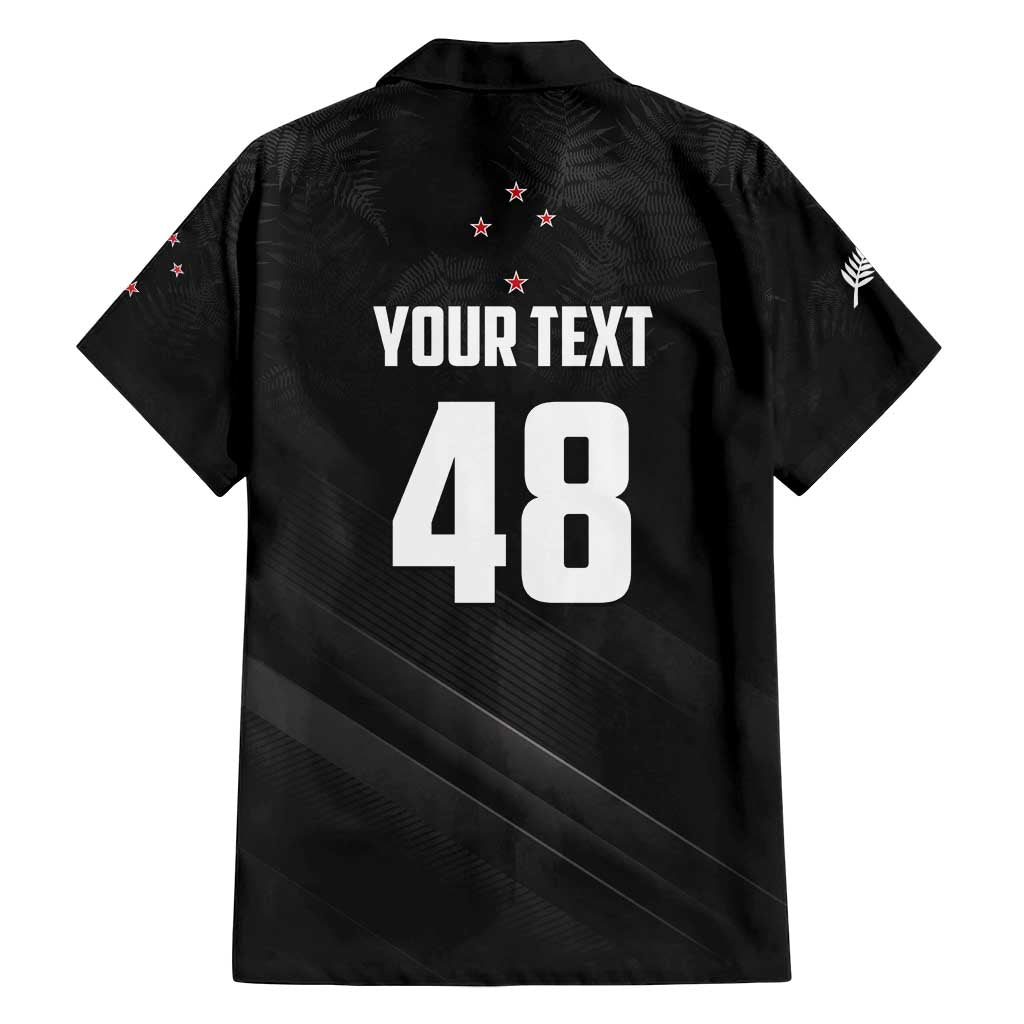 Custom New Zealand Cricket Family Matching Summer Maxi Dress and Hawaiian Shirt Aotearoa Black Cap Come On