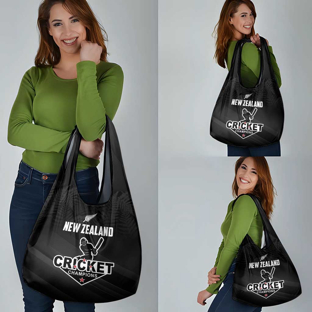 New Zealand Cricket Grocery Bag Aotearoa Black Cap Come On