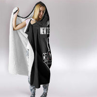 New Zealand Cricket Hooded Blanket Aotearoa Black Cap Come On