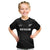 Custom New Zealand Cricket Kid T Shirt Aotearoa Black Cap Come On