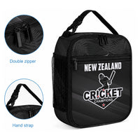 New Zealand Cricket Lunch Bag Aotearoa Black Cap Come On