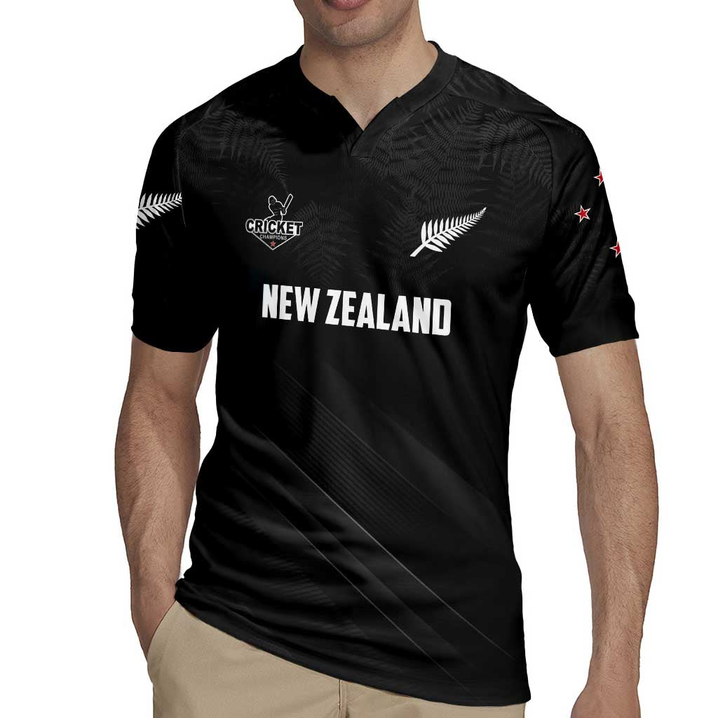Custom New Zealand Cricket Rugby Jersey Aotearoa Black Cap Come On