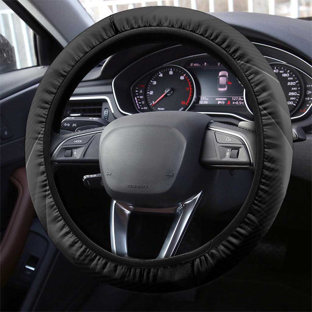New Zealand Cricket Steering Wheel Cover Aotearoa Black Cap Come On
