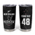 Custom New Zealand Cricket Tumbler Cup Aotearoa Black Cap Come On