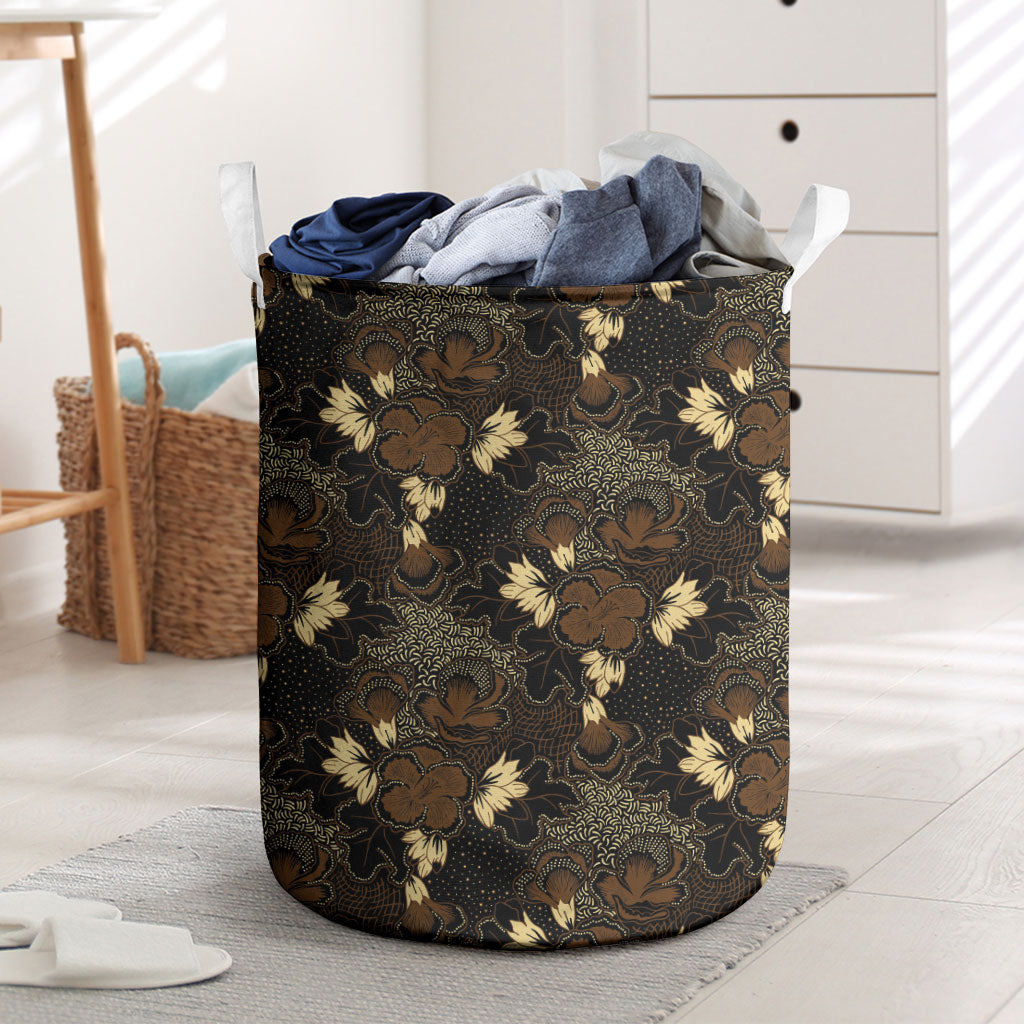 Javanese Batik Semen Laundry Basket Indonesian Traditional Pattern
