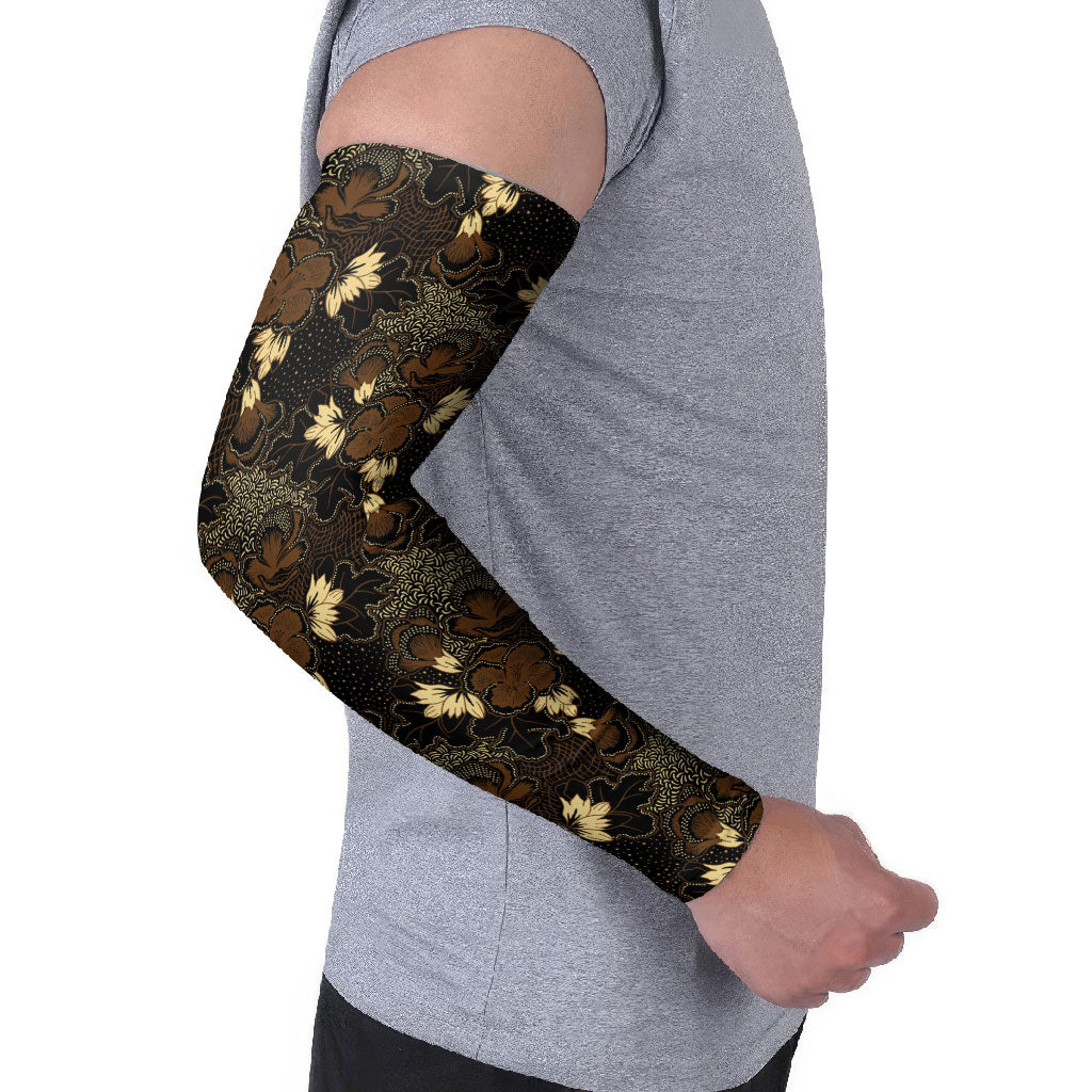 Javanese Batik Semen Arm Sleeves Indonesian Traditional Pattern