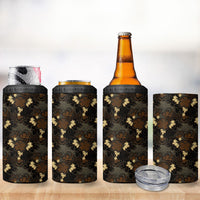 Javanese Batik Semen 4 in 1 Can Cooler Tumbler Indonesian Traditional Pattern