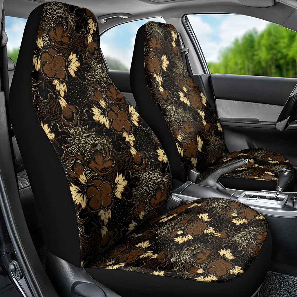Javanese Batik Semen Car Seat Cover Indonesian Traditional Pattern LT01 - Polynesian Pride