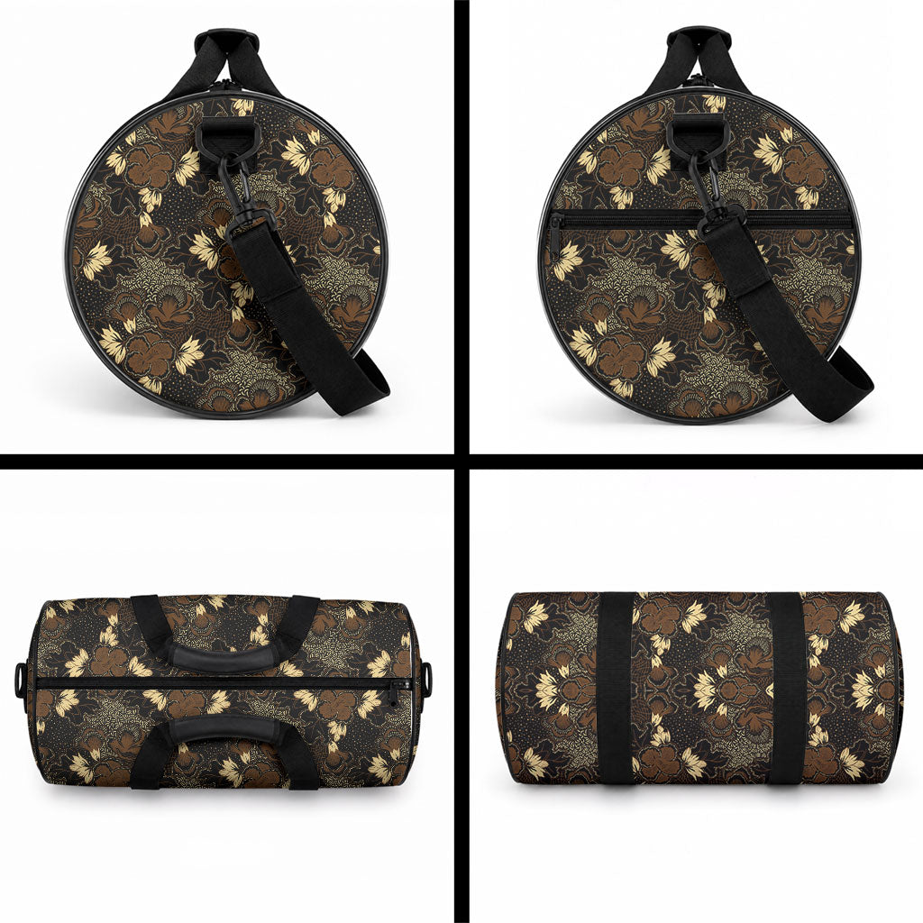 Javanese Batik Semen Duffle Bag Indonesian Traditional Pattern LT01 - Polynesian Pride