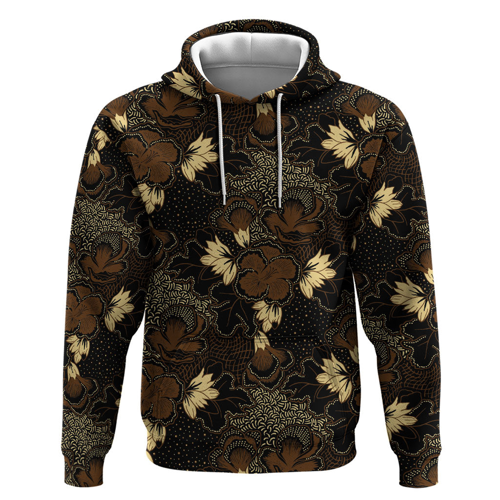 Javanese Batik Semen Hoodie Indonesian Traditional Pattern