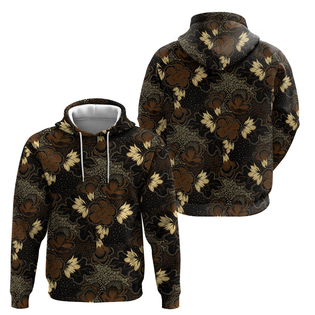 Javanese Batik Semen Hoodie Indonesian Traditional Pattern