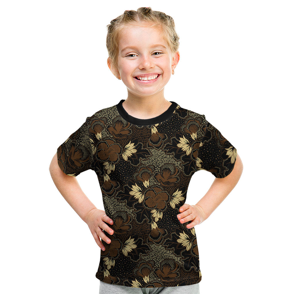 Javanese Batik Semen Kid T Shirt Indonesian Traditional Pattern