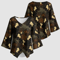Javanese Batik Semen Kimono Sleeve Blouse Indonesian Traditional Pattern LT01 - Polynesian Pride
