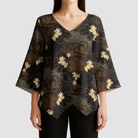 Javanese Batik Semen Kimono Sleeve Blouse Indonesian Traditional Pattern LT01 - Polynesian Pride