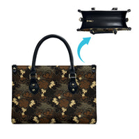 Javanese Batik Semen Leather Bag Indonesian Traditional Pattern