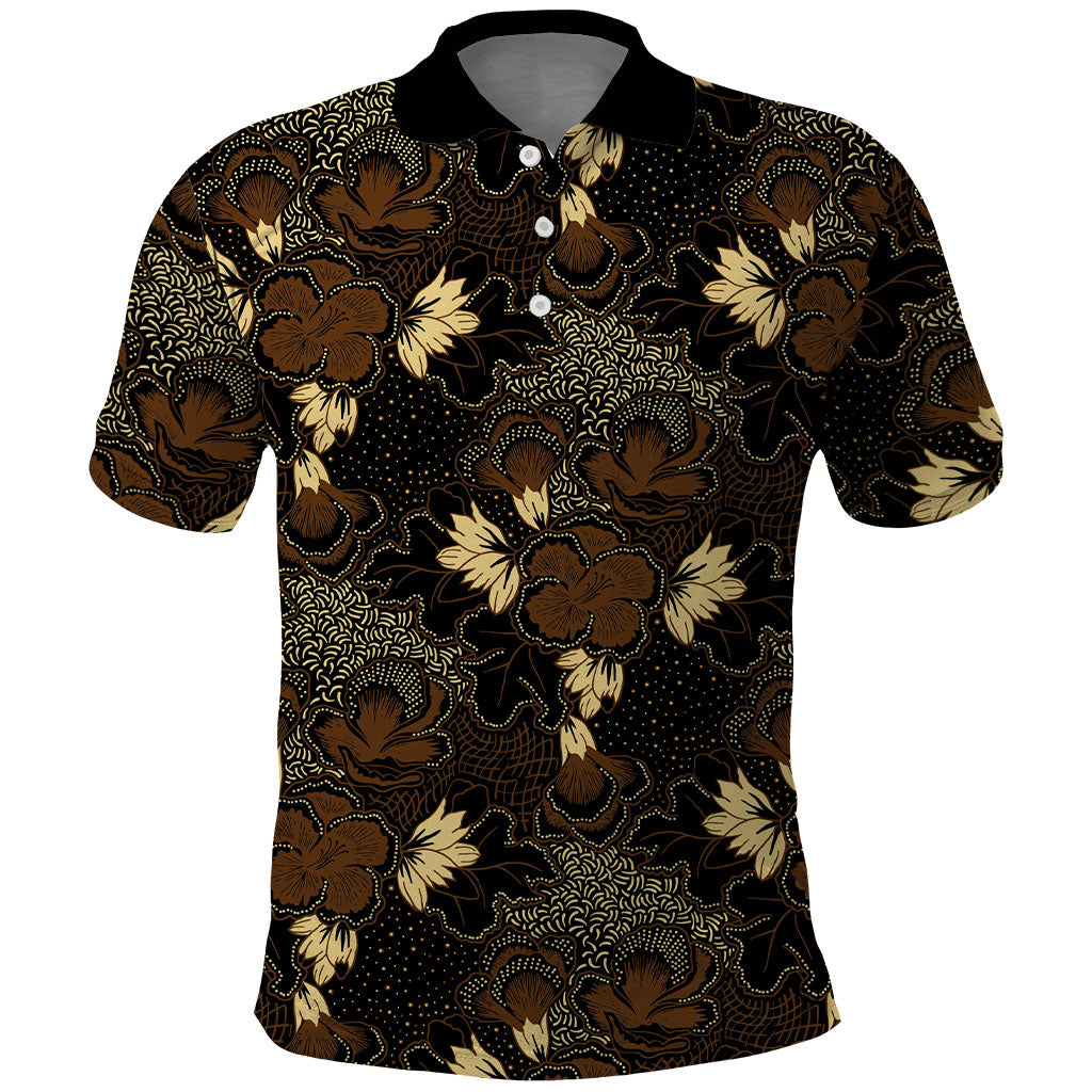 Javanese Batik Semen Polo Shirt Indonesian Traditional Pattern