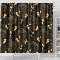 Javanese Batik Semen Shower Curtain Indonesian Traditional Pattern