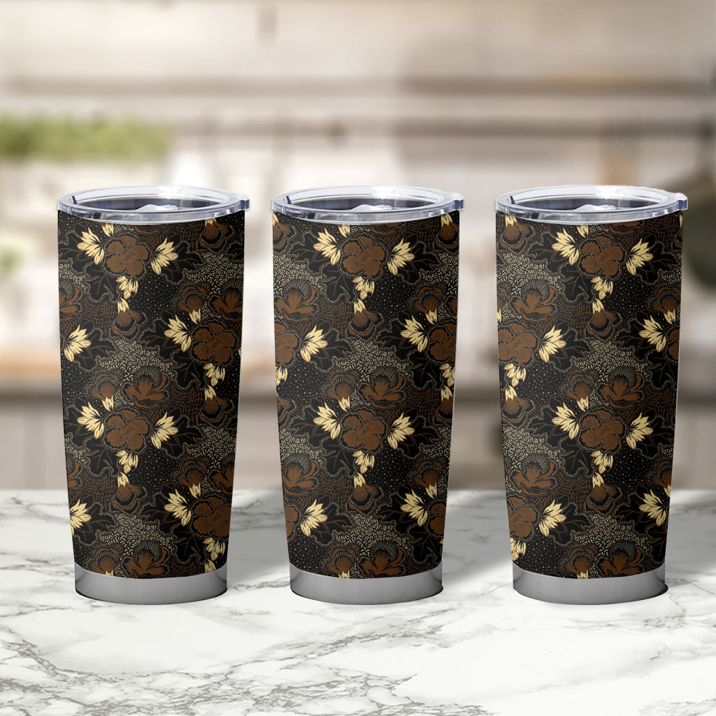 Javanese Batik Semen Tumbler Cup Indonesian Traditional Pattern LT01 - Polynesian Pride