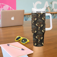 Javanese Batik Semen Tumbler With Handle Indonesian Traditional Pattern LT01 - Polynesian Pride
