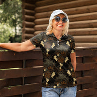 Javanese Batik Semen Women Polo Shirt Indonesian Traditional Pattern