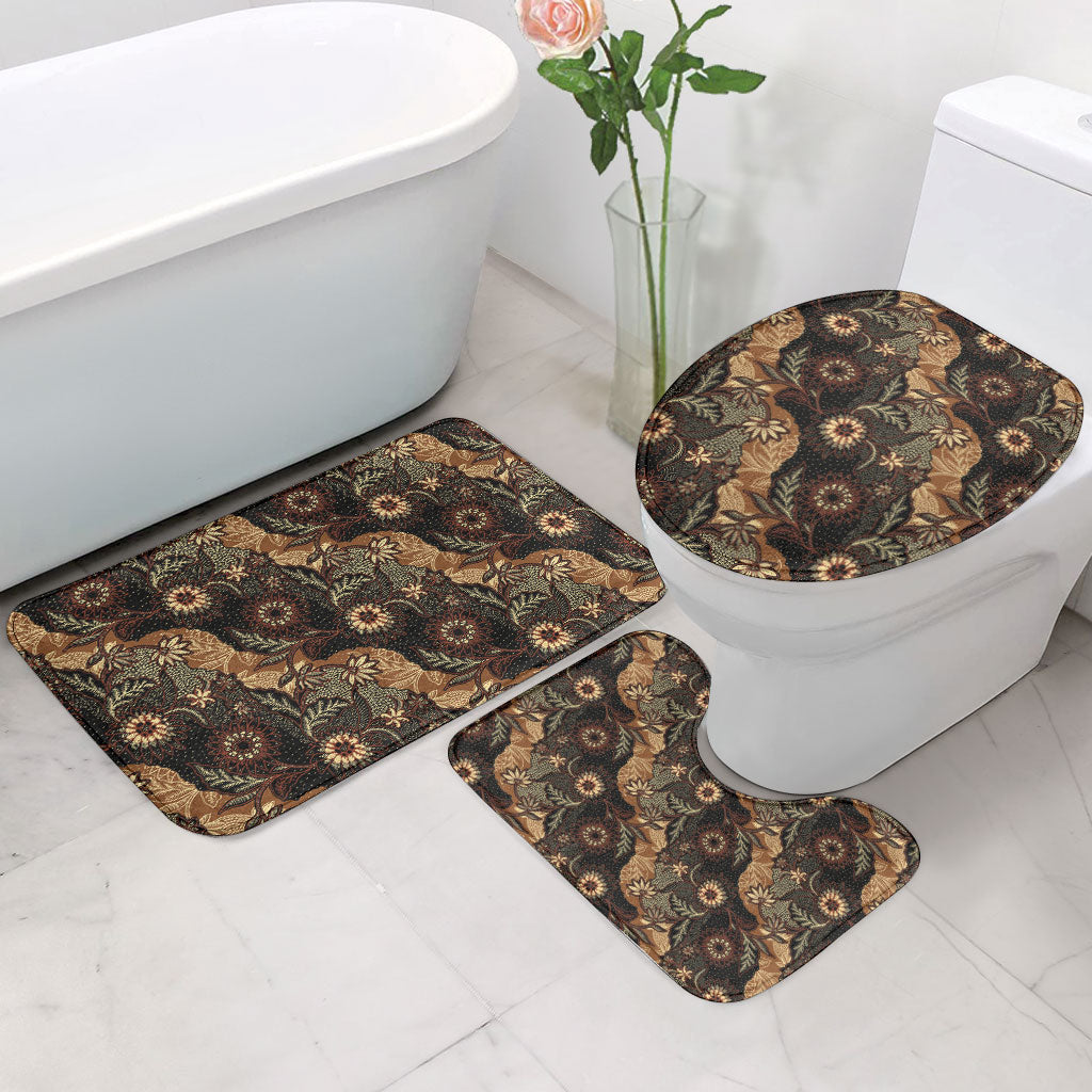 Batik Pedalaman Semen Lereng Style Bathroom Set Indonesian Traditional Pattern