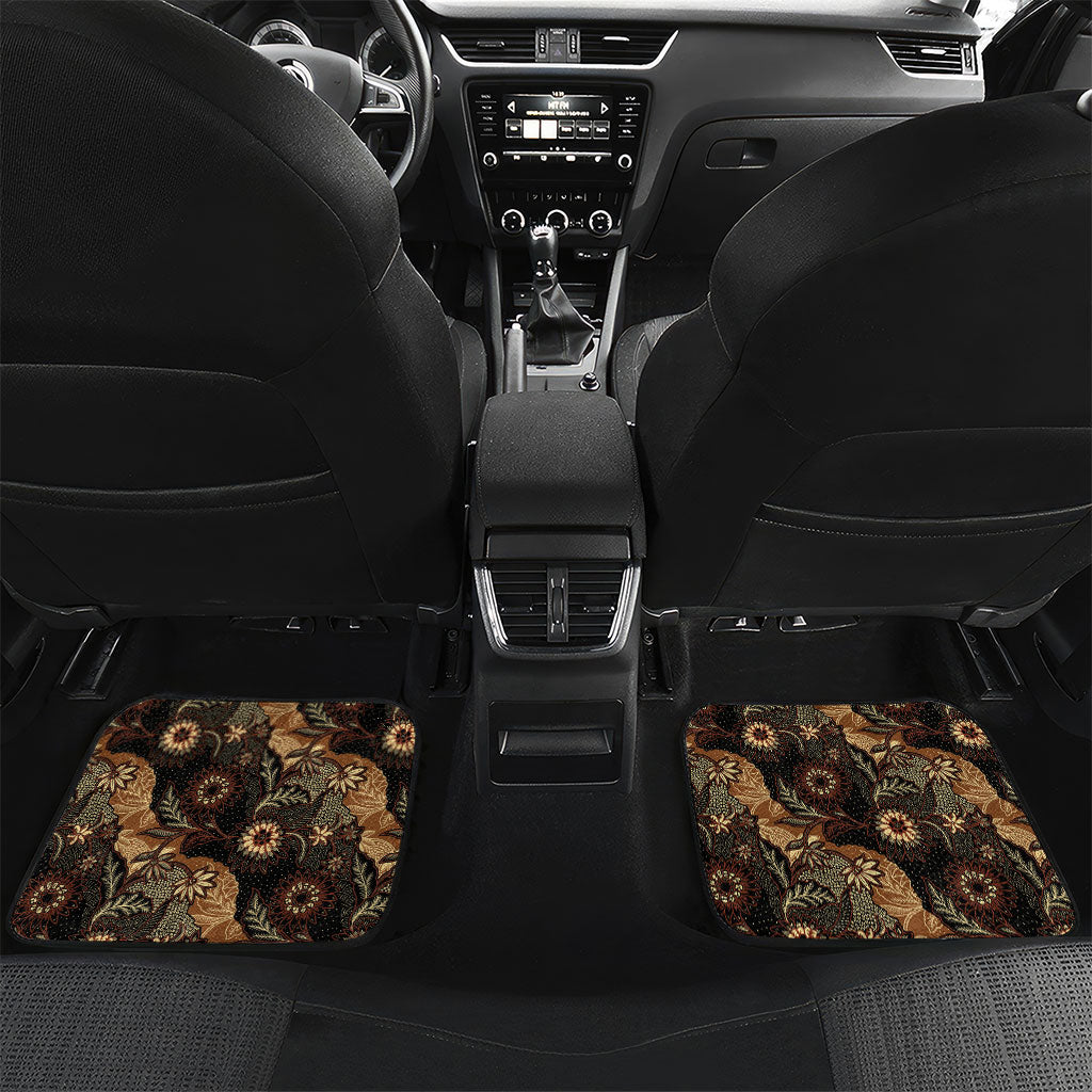 Batik Pedalaman Semen Lereng Style Car Mats Indonesian Traditional Pattern