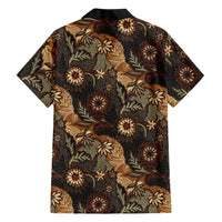 Batik Pedalaman Semen Lereng Style Family Matching Tank Maxi Dress and Hawaiian Shirt Indonesian Traditional Pattern LT01 - Polynesian Pride