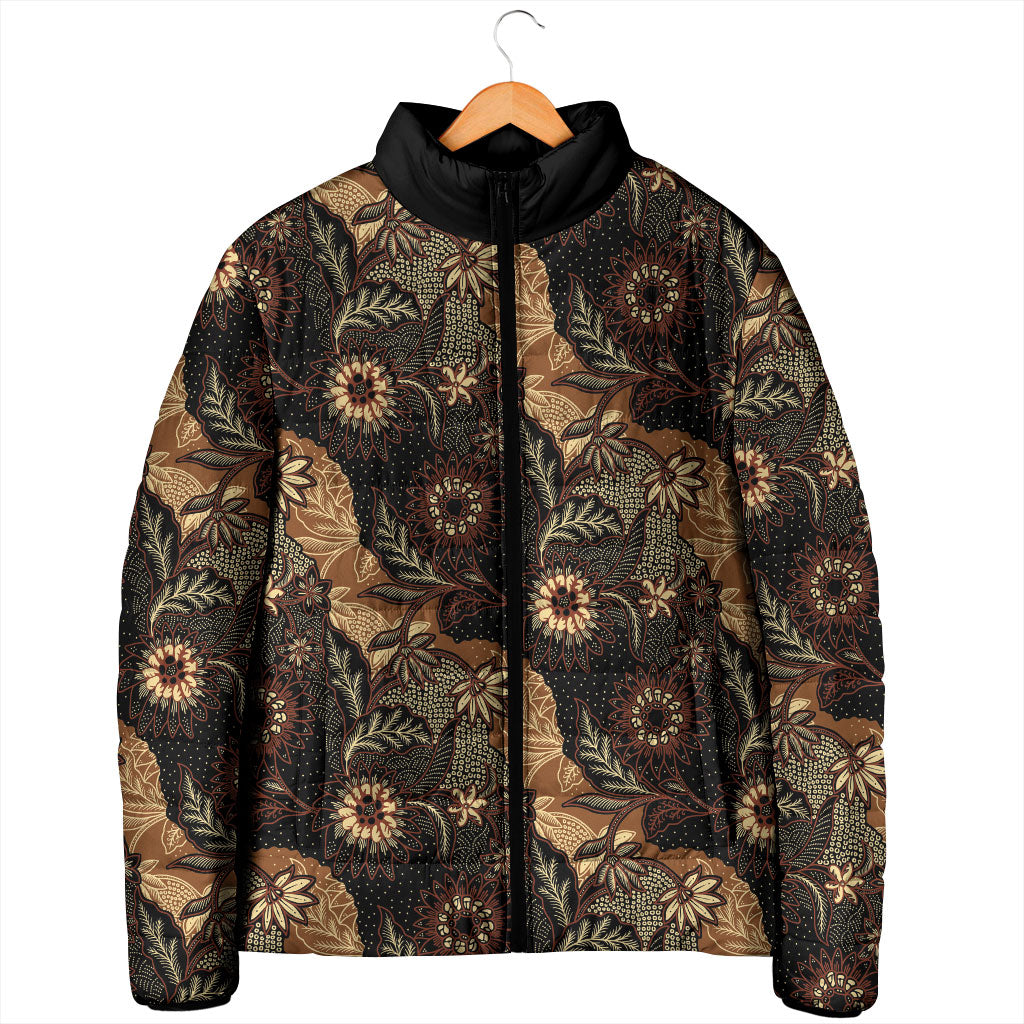 Batik Pedalaman Semen Lereng Style Padded Jacket Indonesian Traditional Pattern LT01 - Polynesian Pride