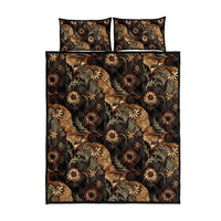 Batik Pedalaman Semen Lereng Style Quilt Bed Set Indonesian Traditional Pattern