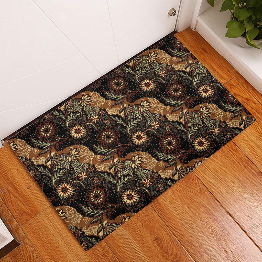 Batik Pedalaman Semen Lereng Style Rubber Doormat Indonesian Traditional Pattern LT01 - Polynesian Pride