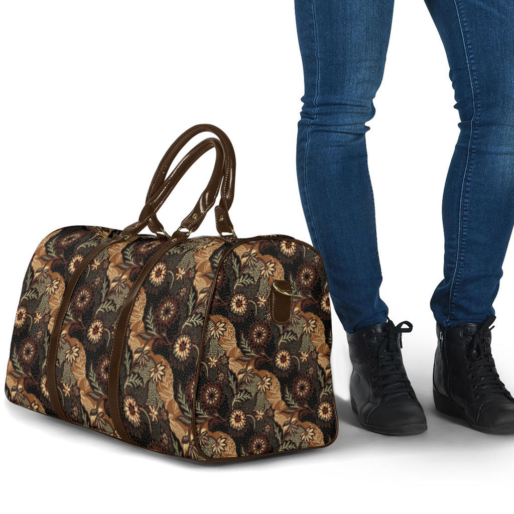 Batik Pedalaman Semen Lereng Style Travel Bag Indonesian Traditional Pattern LT01 - Polynesian Pride