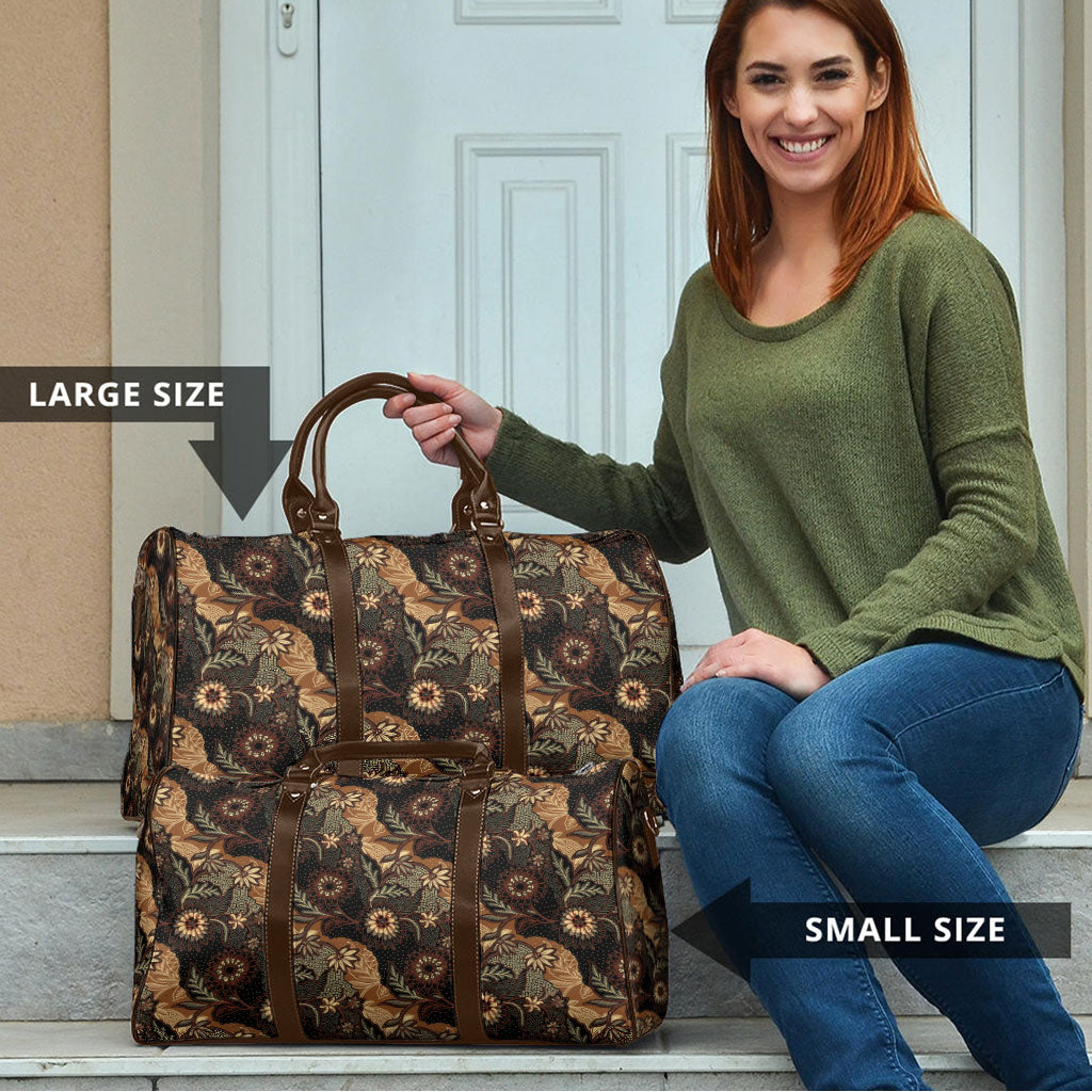 Batik Pedalaman Semen Lereng Style Travel Bag Indonesian Traditional Pattern LT01 - Polynesian Pride