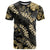 Gold Tropical Leaves Hawaii Mikioi Lei T Shirt Luxury Stylized - Polynesian Pride