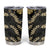 Gold Tropical Leaves Hawaii Mikioi Lei Tumbler Cup Luxury Stylized - Polynesian Pride