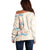 Beige Hawaii Lei Seashells Starfish Off Shoulder Sweater Sandy Sylized - Polynesian Pride