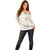Beige Hawaii Lei Seashells Starfish Off Shoulder Sweater Sandy Sylized - Polynesian Pride