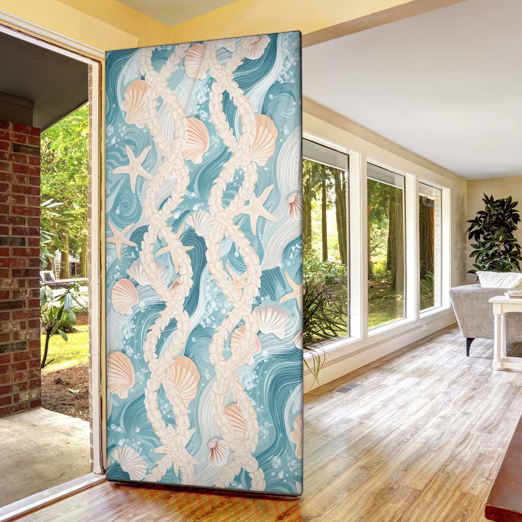 Hawaii Lei Seashells Starfish Door Cover Fresh Summer Vibe LT01 - Polynesian Pride