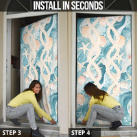 Hawaii Lei Seashells Starfish Door Cover Fresh Summer Vibe LT01 - Polynesian Pride