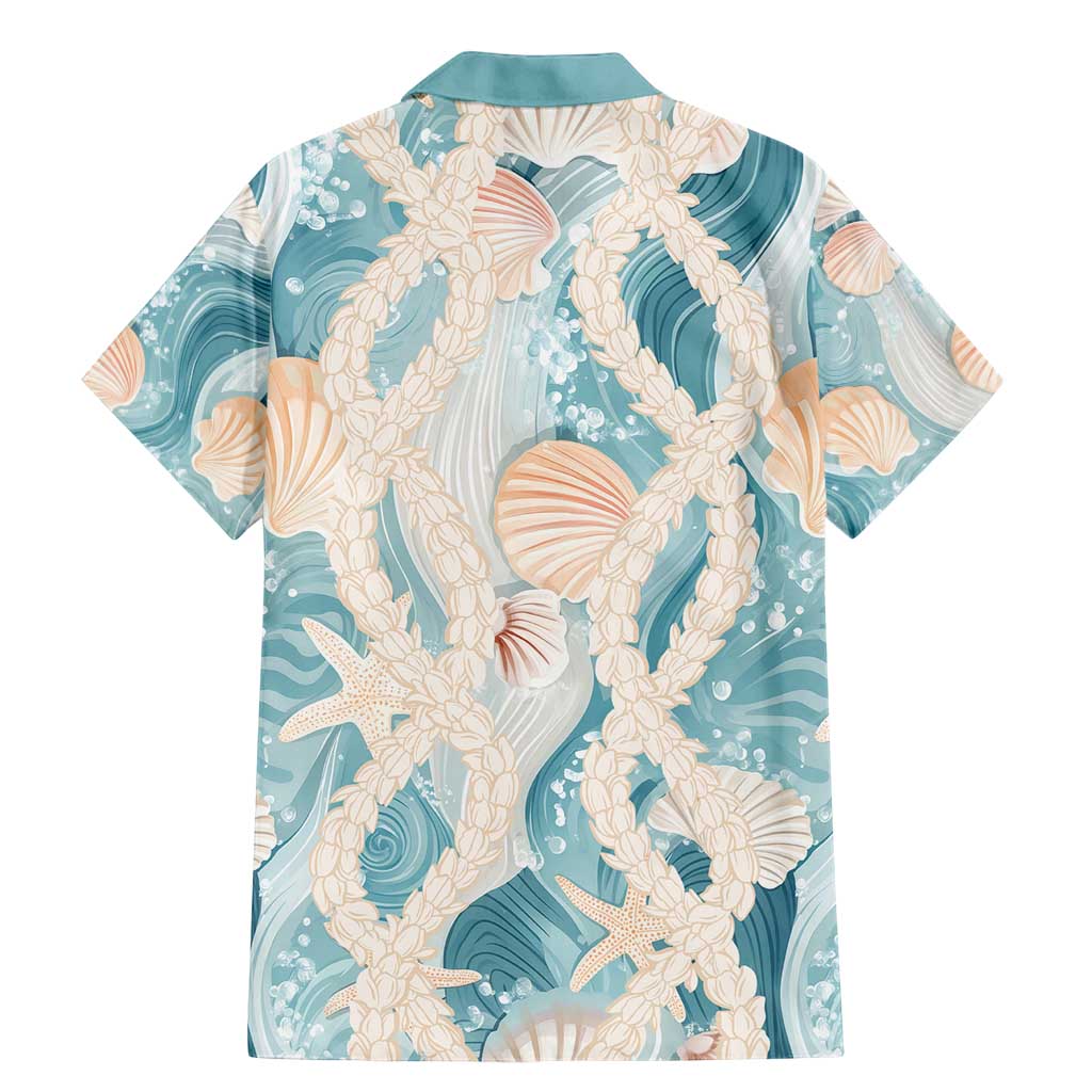 Hawaii Lei Seashells Starfish Family Matching Mermaid Dress and Hawaiian Shirt Fresh Summer Vibe LT01 - Polynesian Pride