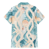 Hawaii Lei Seashells Starfish Family Matching Mermaid Dress and Hawaiian Shirt Fresh Summer Vibe LT01 - Polynesian Pride