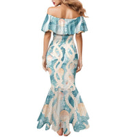 Hawaii Lei Seashells Starfish Mermaid Dress Fresh Summer Vibe - Polynesian Pride