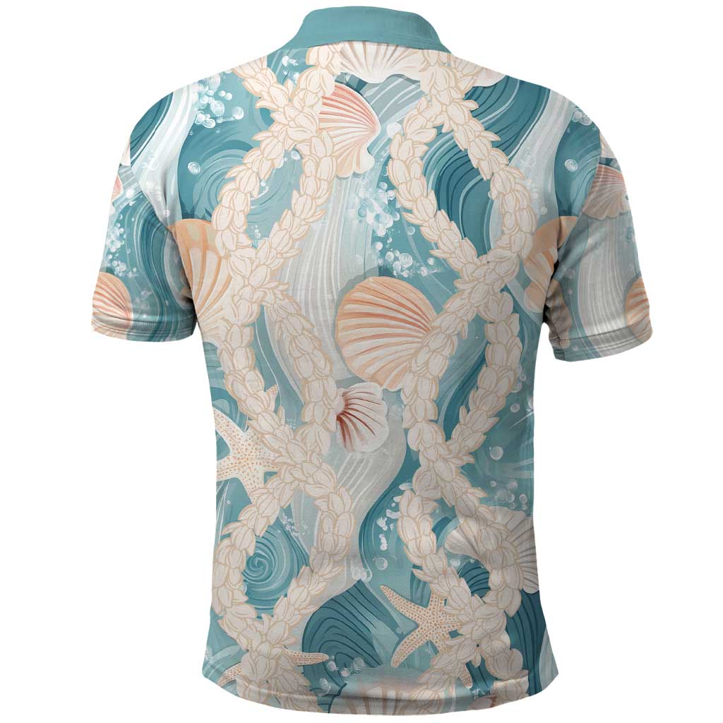 Hawaii Lei Seashells Starfish Polo Shirt Fresh Summer Vibe LT01 - Polynesian Pride