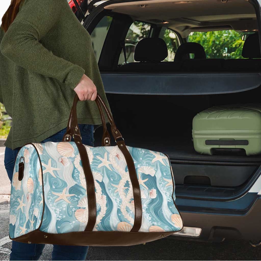 Hawaii Lei Seashells Starfish Travel Bag Fresh Summer Vibe - Polynesian Pride
