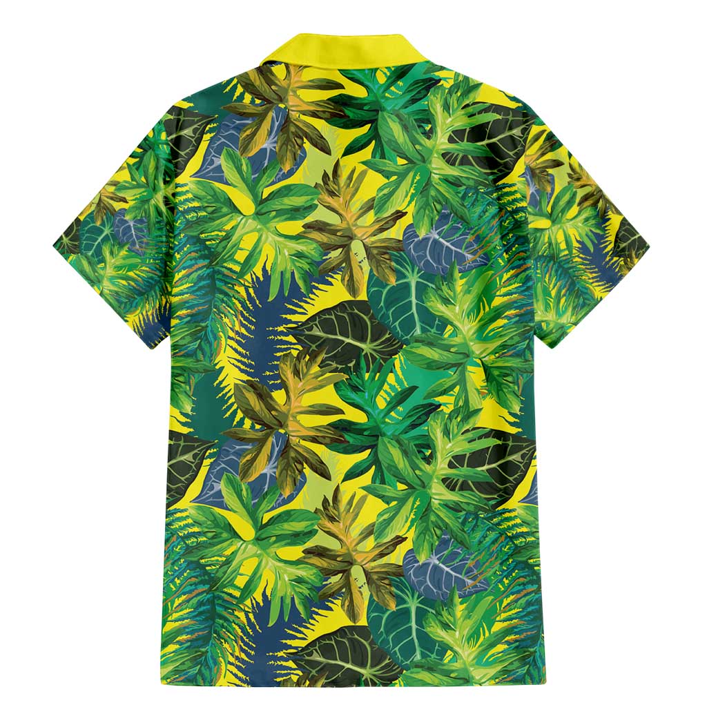 Hawaii Summer Tropical Leaves Family Matching Mermaid Dress and Hawaiian Shirt LT01 - Polynesian Pride