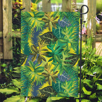 Hawaii Summer Tropical Leaves Garden Flag LT01 Garden Flag Yellow - Polynesian Pride
