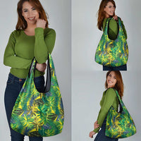 Hawaii Summer Tropical Leaves Grocery Bag - Polynesian Pride