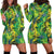 Hawaii Summer Tropical Leaves Hoodie Dress - Polynesian Pride