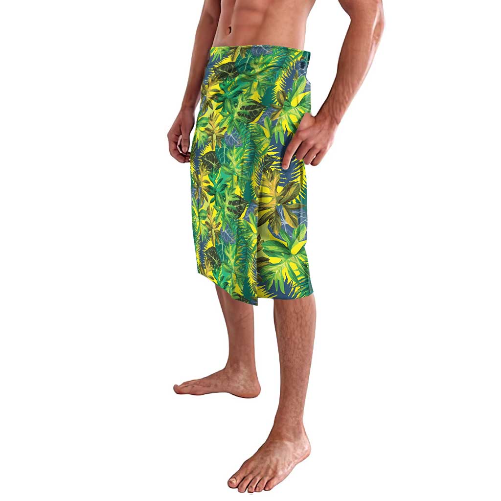 Hawaii Summer Tropical Leaves Lavalava - Polynesian Pride