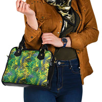 Hawaii Summer Tropical Leaves Shoulder Handbag - Polynesian Pride